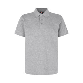 ID Stretch poloshirt Herre, XL Grå Melange