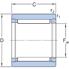 SKF nåleleje, NK 10/16