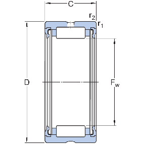 SKF nåleleje, RNA 4900 2RS