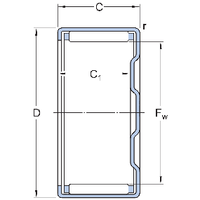 SKF nåleleje, BK 2520