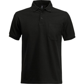 Acode Acode Heavy poloshirt med brystlom, XL Sort