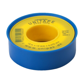 Unipak Unitape PTFE 12x0,075mmx12m, 271401012