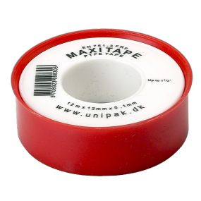 Unipak Maxitape PTFE 12x0,1mmx12m, -200 - + 180 gr.