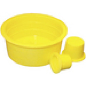 Konisk plastprop gul, No.022 Indv 3/4 23,2-26,35