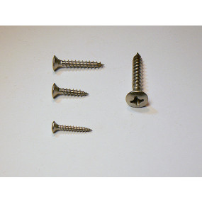 Pladeskrue A2 LH pozi din 7983C, 3,5 x 13 mm No 6