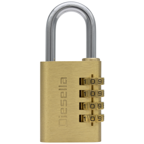 Hængelås kode, 38mm 4 Cifre