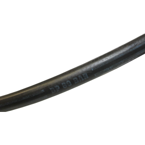 Synt.gummi benzin-/olieslange sort, 6 mm (1/4) WP 20 bar -25 - +80 gr.