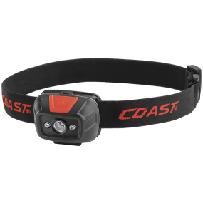 COAST FL19 Pandelampe incl. hjelmclips, 330 lumen