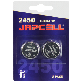 Knapcelle batteri 3V, CR 2450 2pak