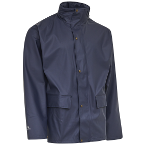 ELKA Regnjakke Dry Zone PU, M Navy