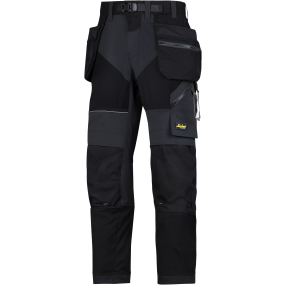 Snickers FlexiWork buks+ m/hl, Str. 46 sort