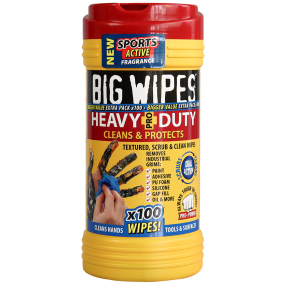 BIG Wipes rød renseserviet 20 x 30 cm., Industrial Heavy-Duty 100 stk.