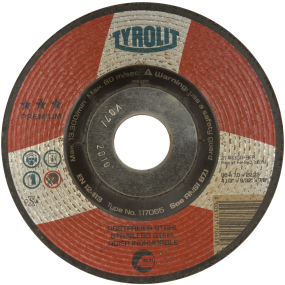 Tyrolit slibeskive Secur A30Q-BFX, 125 x 7 x 22,2 mm ***