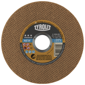 Tyrolit skæreskive ALU Premium 41F, 125 x 1,6 x 22,2 A46N-BFP