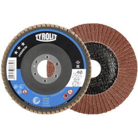 Tyrolit lamelslibeskive 27 LAM, 115 x 22  A80