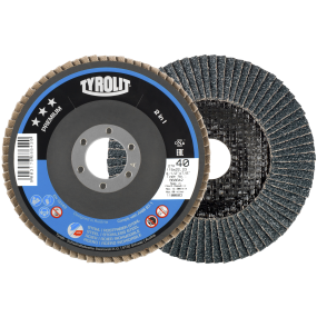 Tyrolit lamelslibeskive 27 LAM, 115 x 22 mm  K 60