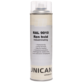 Unican Spray paint, RAL 9010 Ren hvid