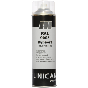 Unican SPRAY Paint, RAL 9005 Dybsort