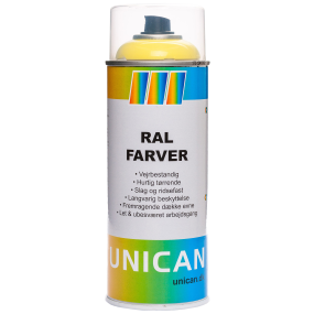 Unican SPRAY Paint, RAL 1021 Rapsgul (JD)