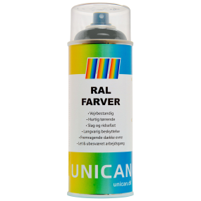 Unican SPRAY Paint, RAL 7043 Trafik grå