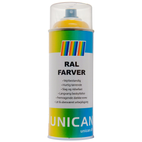 Unican Spray paint, RAL 1003  Signalgul
