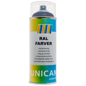 Unican spray paint, Ral 5009 Azurblå