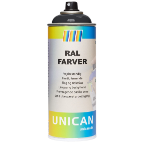 Unican SPRAY Paint, RAL7021 Sortgrå (500 ml)