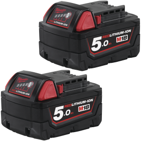 Milwaukee batteripakke M18 B52, 2xM18-5AH + 1xM12-2AH