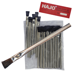 Syre- og plastlimpensel, m/metalskaft