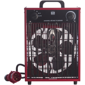 Varmeblæser, 9 KW 400V 1,6 mtr. kabel 5G1,5 mm2