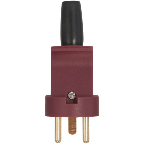 Hanstik rund, m/jord rød/grøn