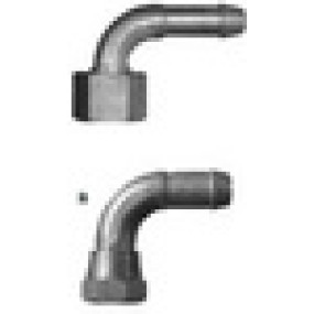 Vinkelslangenippel (løs omløb), 1028B 10x 3/8