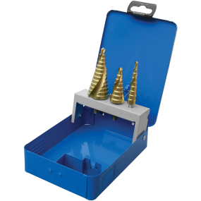 Diesella trinborsæt HSS-TIN snoet, komplet sæt nr. 1-3