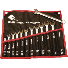 Bato Ringgaffelnøgleæt Spline 8-19 mm, B-CW2195