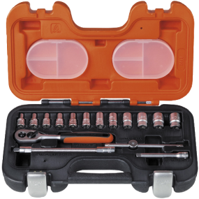 Bahco topnøglesæt 1/4 - 16 dele, S160 4-13 mm