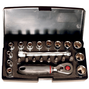 Bato Top-/bitssæt 1/4 SuperLock, B-S1301 23 dele