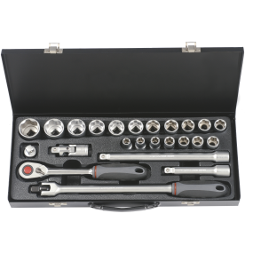 Bato Topnøglesæt 1/2 EasyDrive, B-S1102 24 dele 10-32 mm