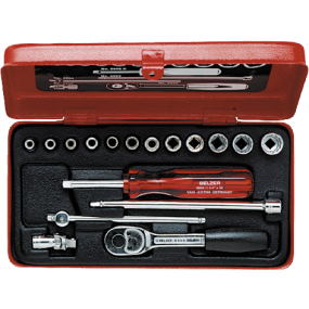 Bahco topnøglesæt 1/4 6kt, 6719 SM