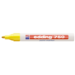 Edding paintmarker, 750 Gul 2-4 mm