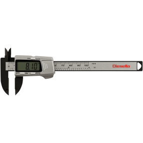 Diesella Digital skydelære Carbon Fiber, 0-150 mm 0,01 aflæsn. 10240150