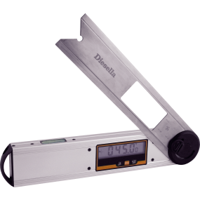 Diesella digital vinkelmåler 0-360 gr., aflæsning 0,05 gr.