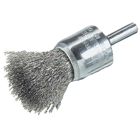 Lessmann penselbørste stål, 6mm skaft ø17