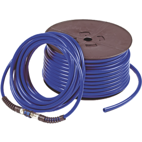 Arm. trykluftslange PUR 9,5x13mm, 20 mtr. monteret m/ Rectus kobling 1625