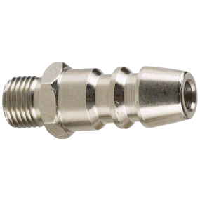 KS 1/4 koblingsnippel, m/ 1/4 RG nippel