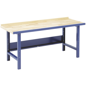 Blika Værkstedsbord m/bøgeparket, VBB 1.20 - 2 meter