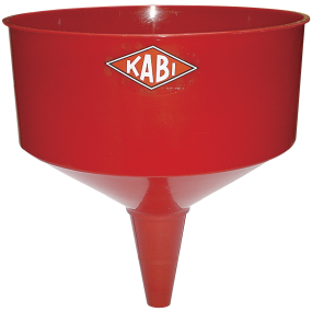 KABI PVC Tragt rød m/høj kant & si, KZ1315 220 mm