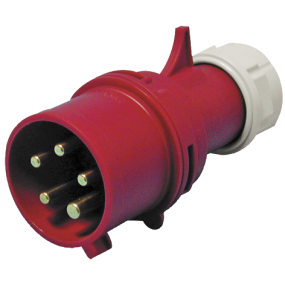 Stikprop CEE 17, Hanstik 32A 400V rød