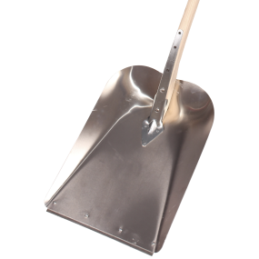 Galax alu. korn-/sneskovl m/slidskinne, Asketræsskaft med krykke. 121673GS