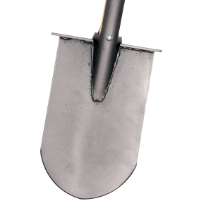 galax skovspade, Lakeret asketræsskaft med kraftigt jern