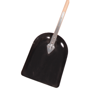 galax staldskovl, lille, Asketræsskaft med krykke. Skovlbladet ha